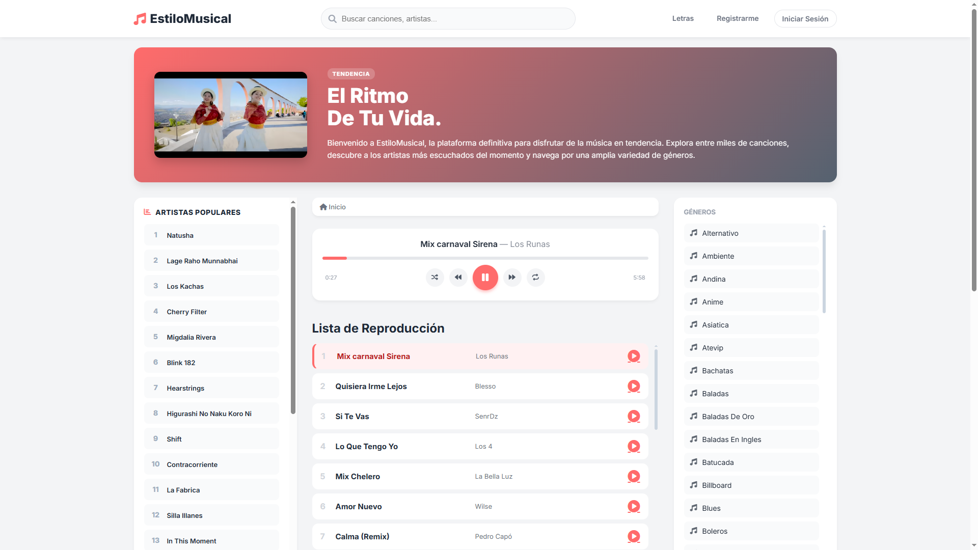 EstiloMusical.Online Web Musical