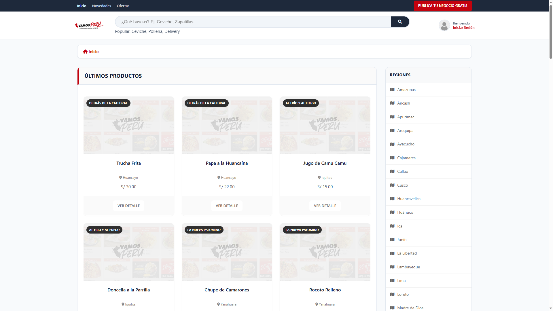 VamosPeru.Net - Proyecto para emprendedores