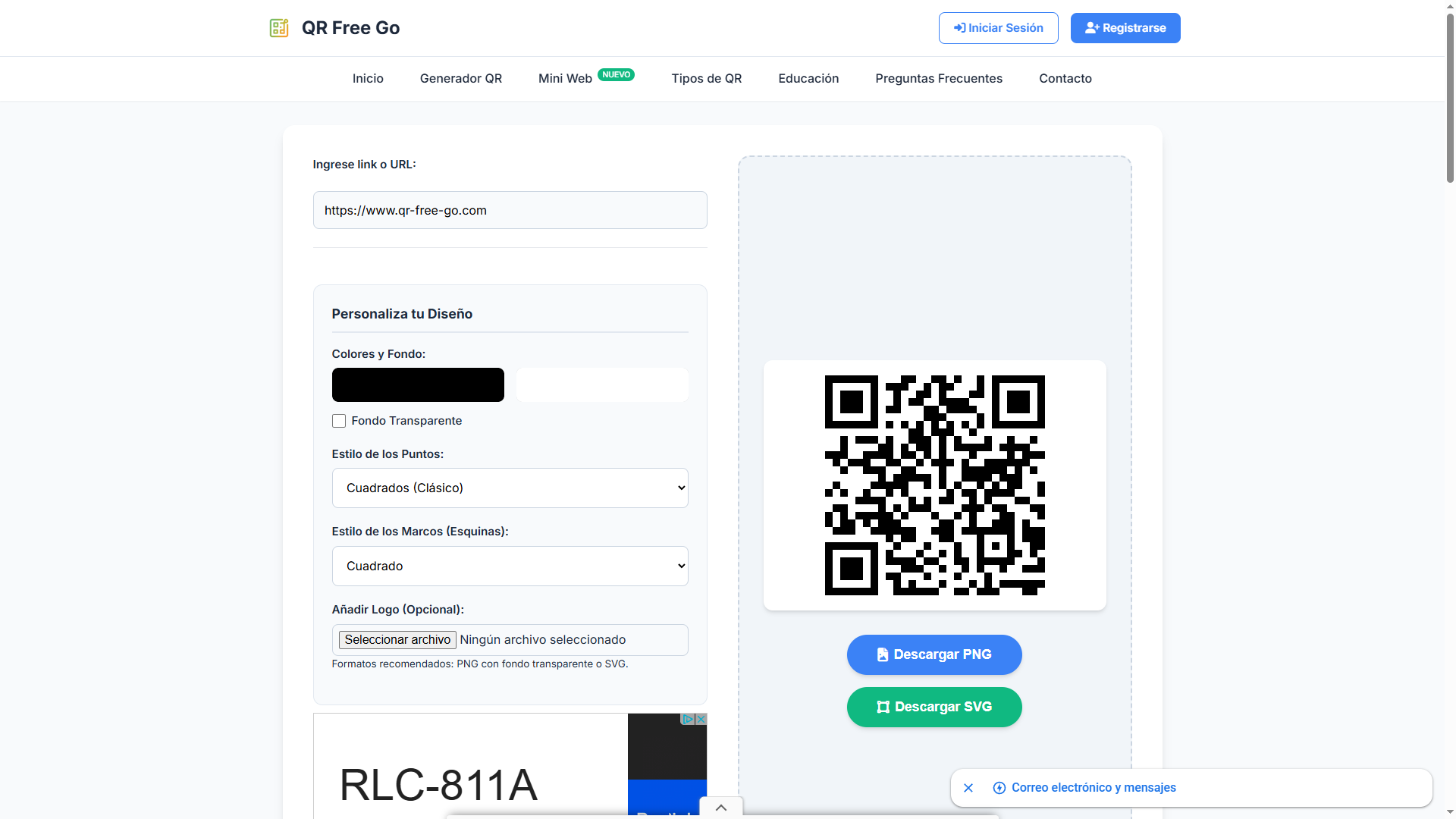 Qr-Free-Go.Com - Generador de QRs